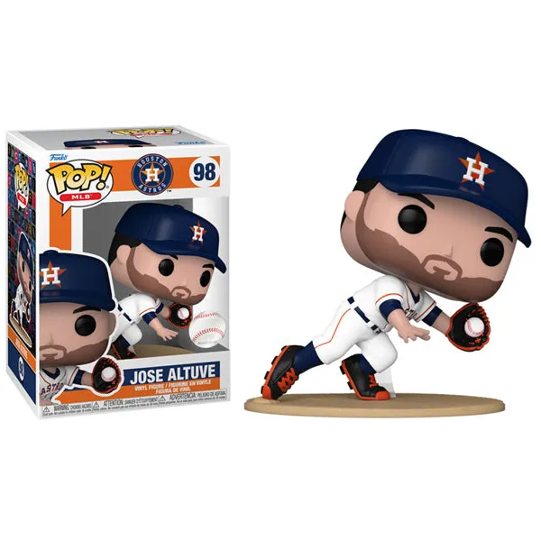 MLB Baseball - Jose Altuve Catching in White Jersey Houston Astros Pop! Vinyl