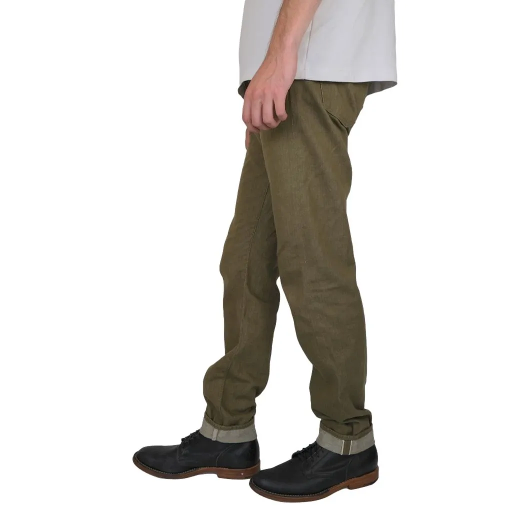 Momotaro 10.5oz. Olive Selvedge Jeans (Narrow Tapered)