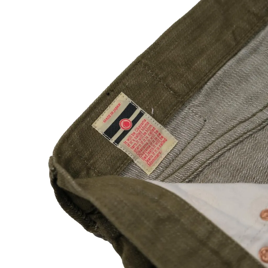 Momotaro 10.5oz. Olive Selvedge Jeans (Narrow Tapered)