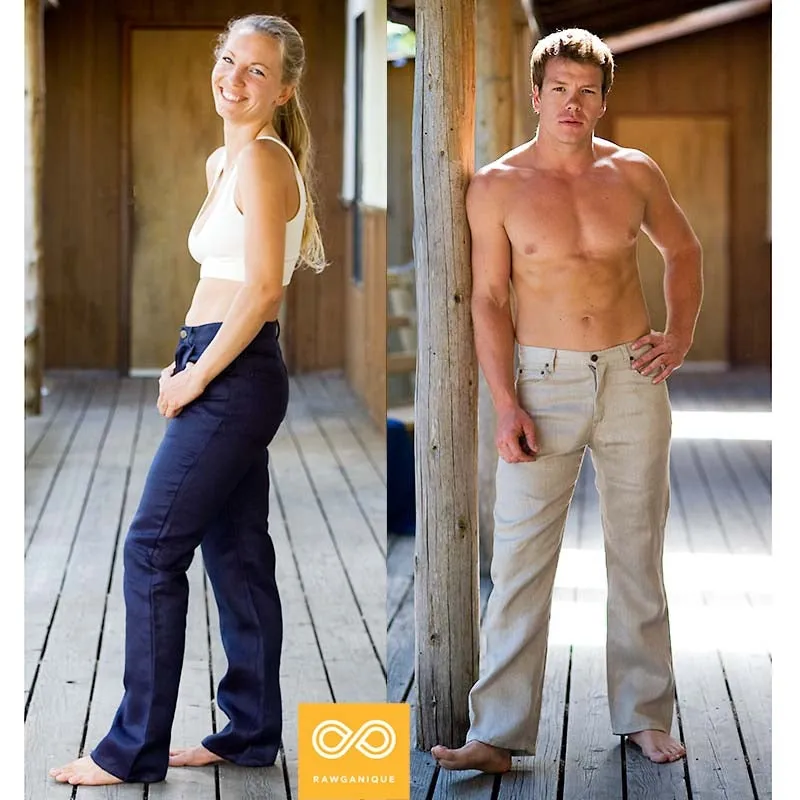 MONCTON Relaxed Fit 100% Organic Hemp Jeans (Unisex) (Closeout - Final Sale)