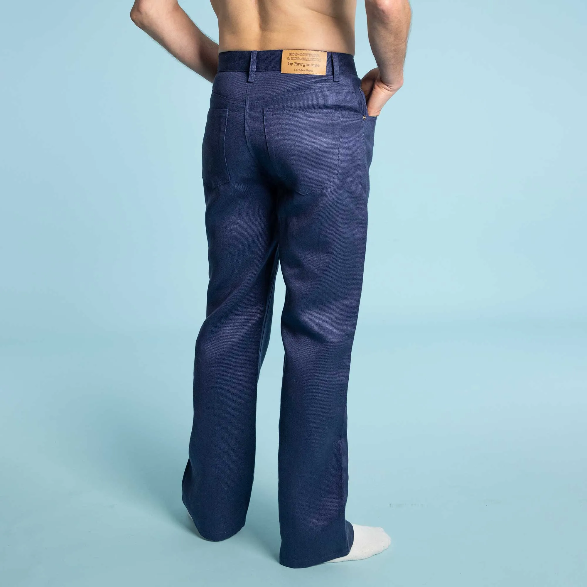 MONCTON Relaxed Fit 100% Organic Hemp Jeans (Unisex) (Closeout - Final Sale)