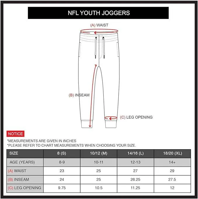 NFL Official Youth Super Soft Game Day Jogger Sweatpants|Detroit Lions