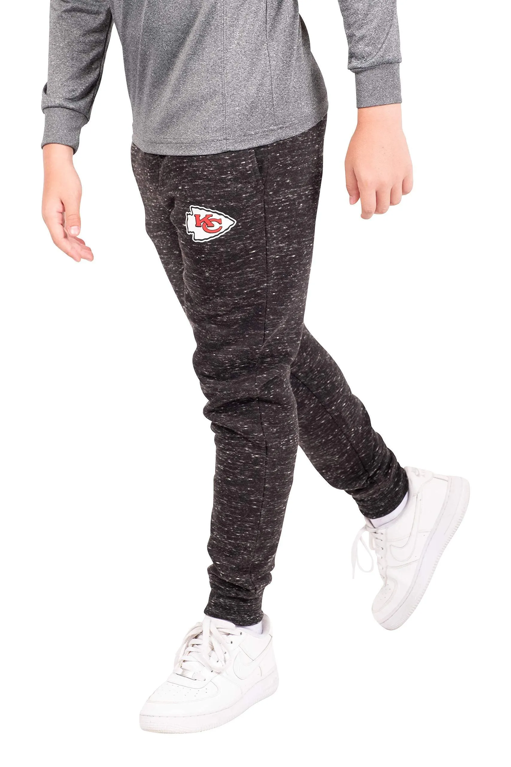 NFL Official Youth Super Soft Supreme Jogger Sweatpants|Kansas City Chiefs