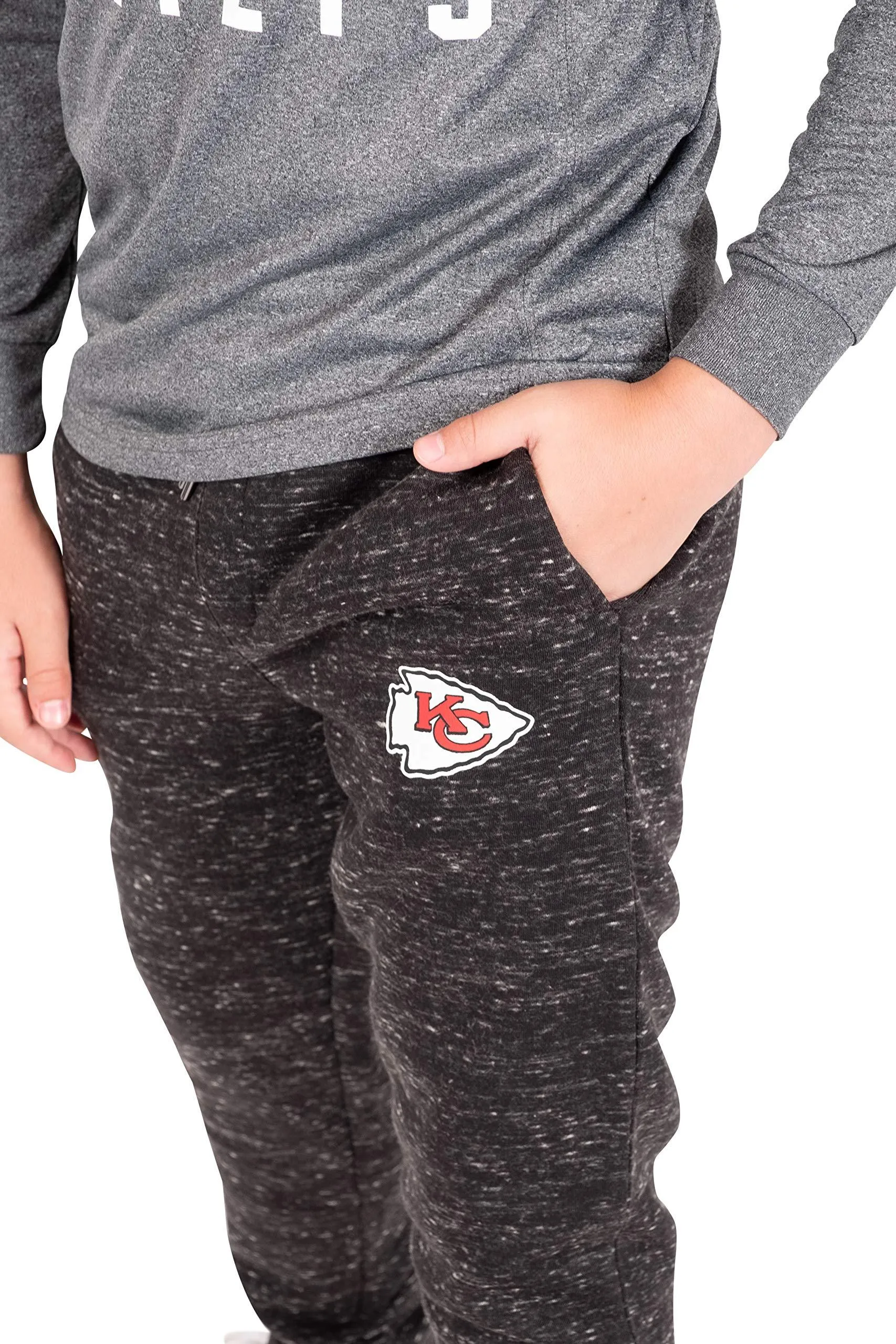 NFL Official Youth Super Soft Supreme Jogger Sweatpants|Kansas City Chiefs