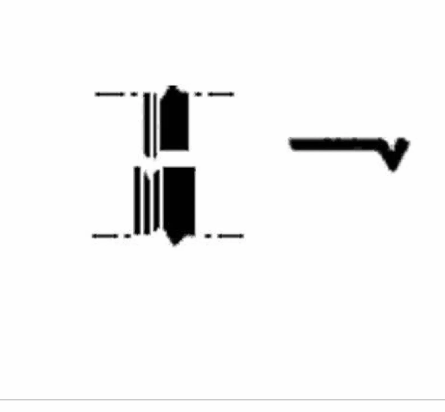 No 1 Elbow edging roll lower