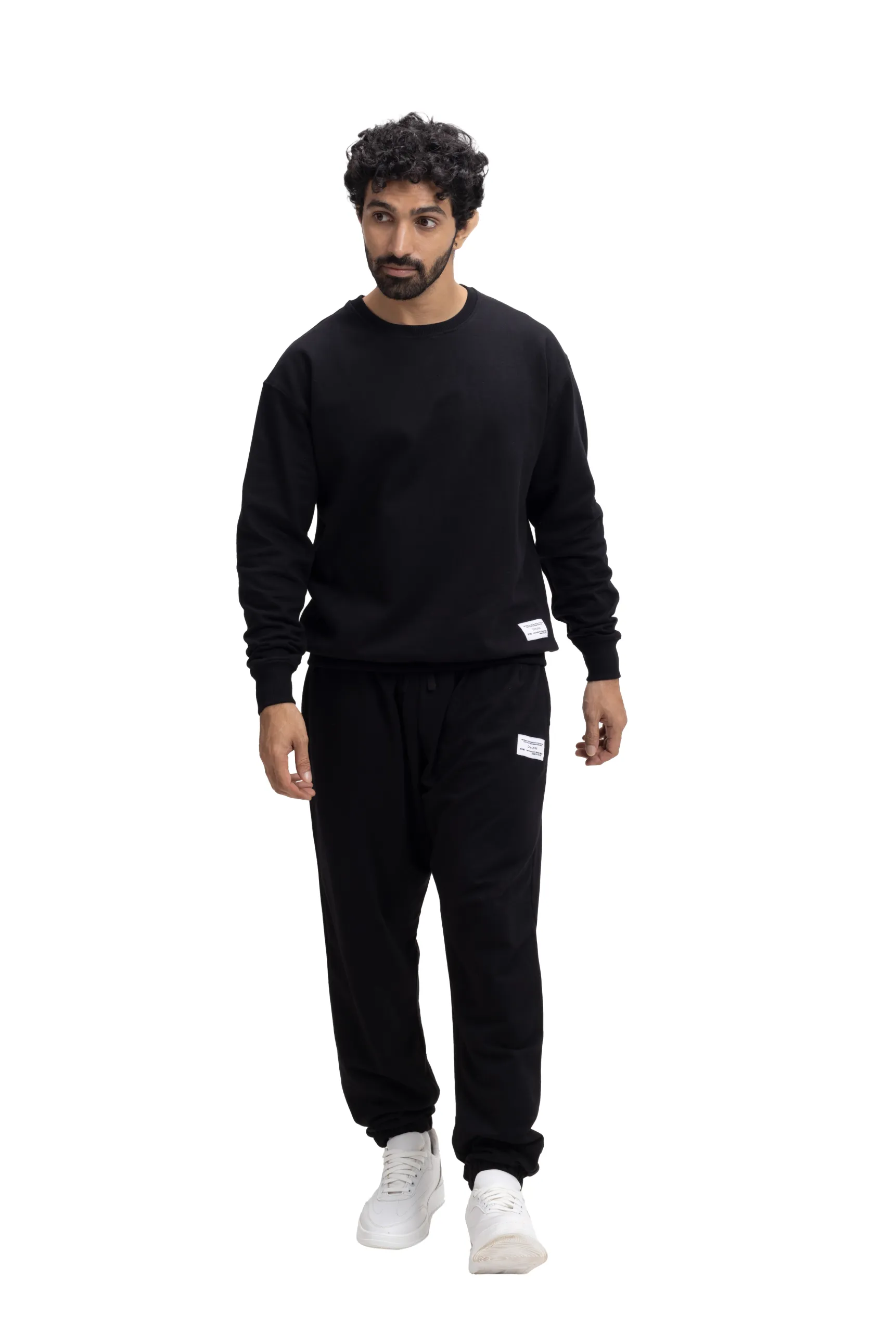 Organic Cotton Cuffed Sweatpants   Hoodie Set (Unisex)