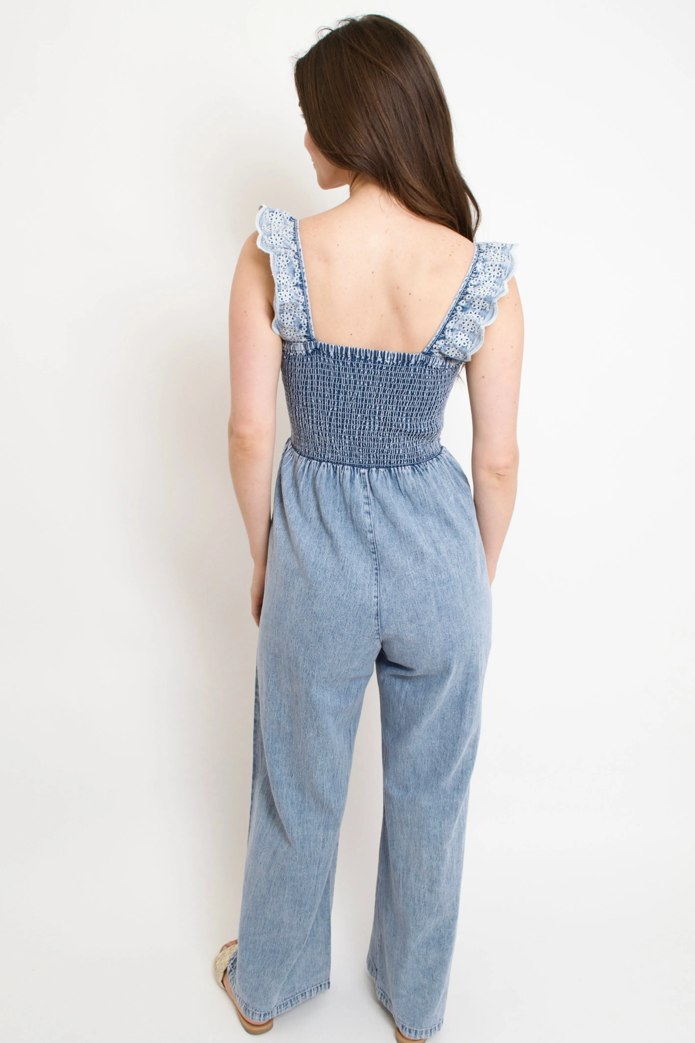 Parker Denim Jumpsuit