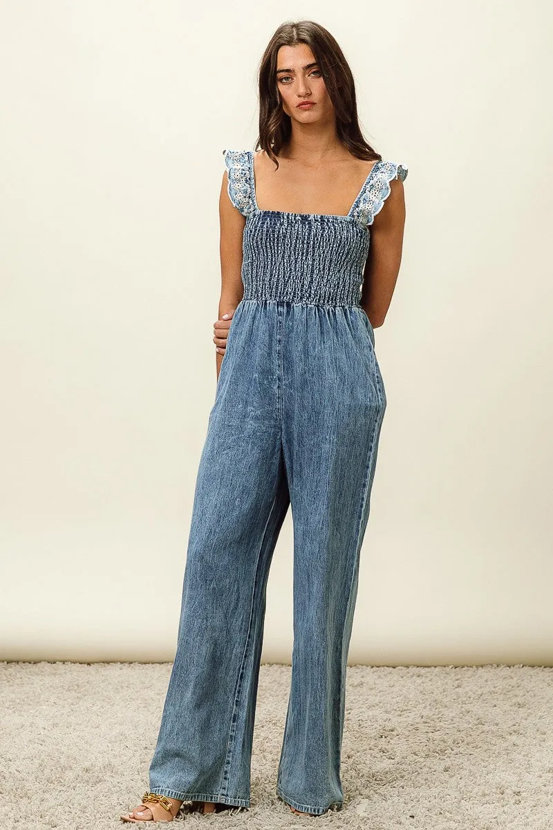 Parker Denim Jumpsuit