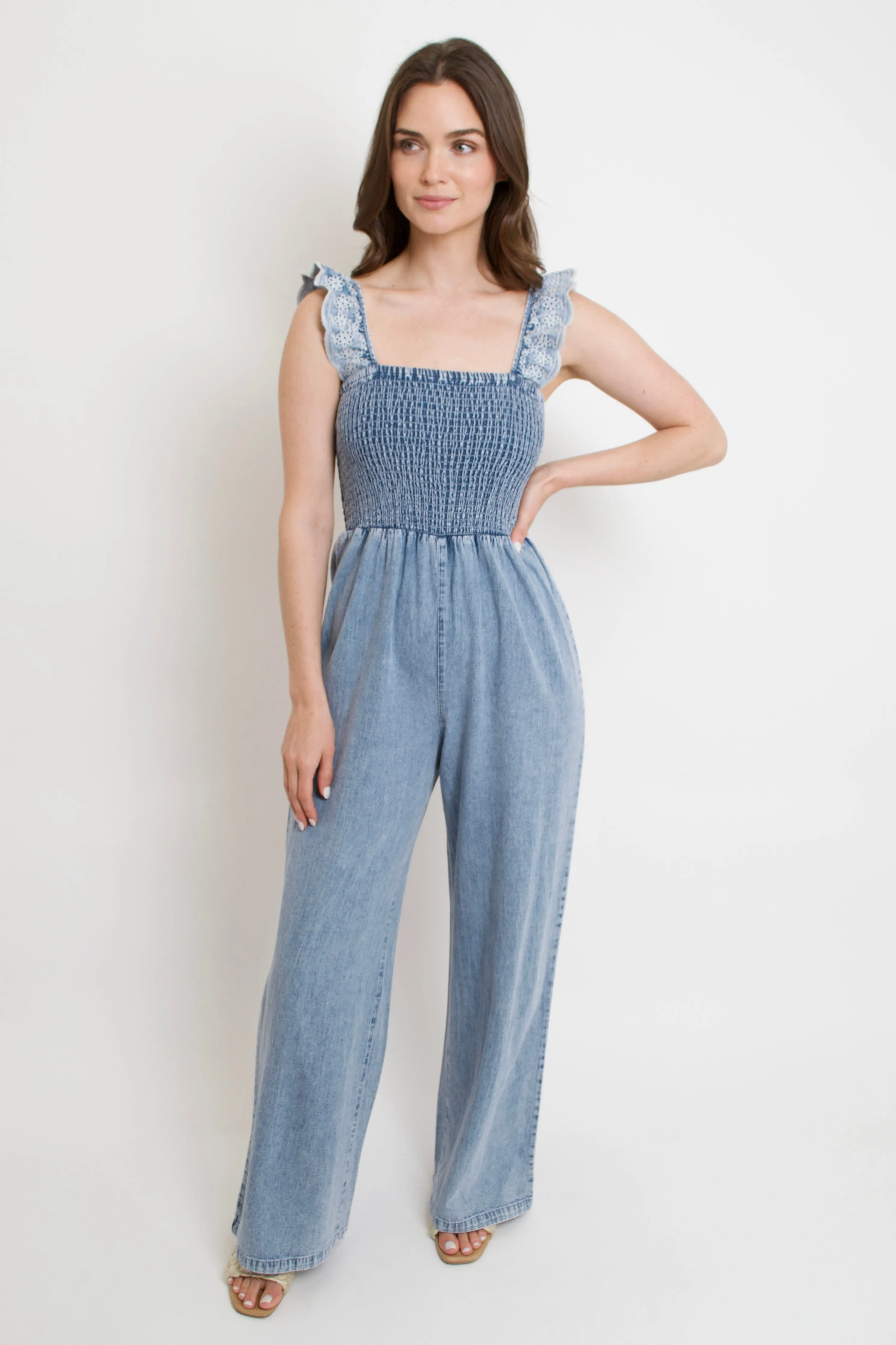 Parker Denim Jumpsuit