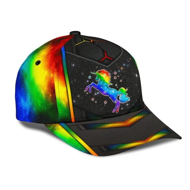 Pride 3D All Over Printing Baseball Cap, Reaper Show Up LGBT Classic Cap, LGBT Pride Accessories