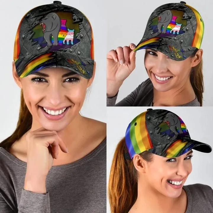 Pride 3D All Over Printing Baseball Cap, Reaper Show Up LGBT Classic Cap, LGBT Pride Accessories