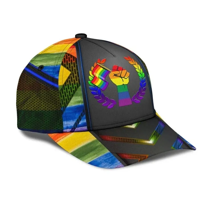 Pride Cap LGBT Love Wins Neon Printing Baseball 3D Cap Hat, Pride Accessories, Gay Gifts