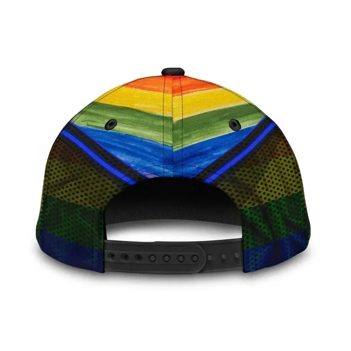 Pride Cap LGBT Love Wins Neon Printing Baseball 3D Cap Hat, Pride Accessories, Gay Gifts