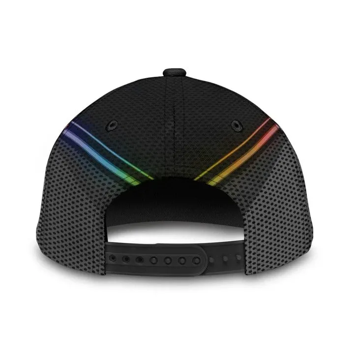 Pride Cap LGBT Love Wins Neon Printing Baseball 3D Cap Hat, Pride Accessories, Gay Gifts