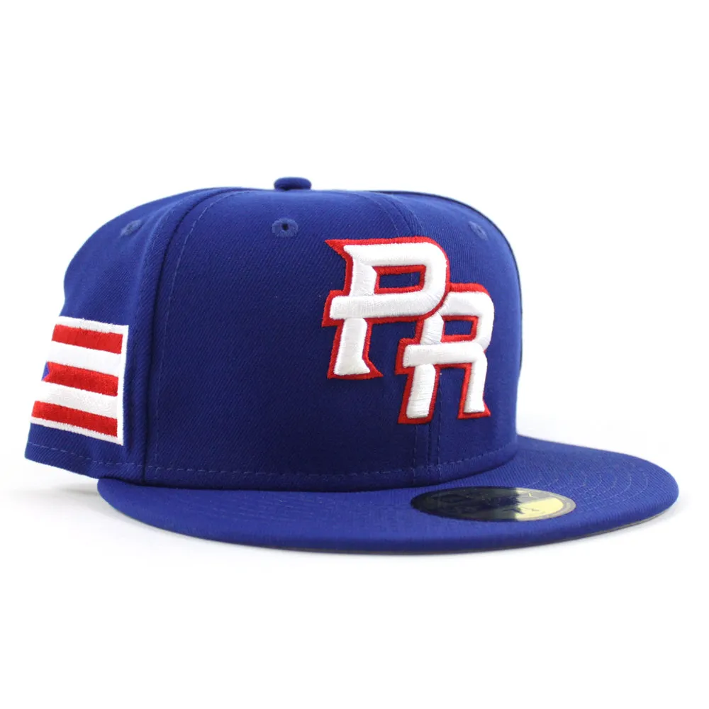 Puerto Rico 2023 World Baseball Classic (WBC) New Era 59Fifty Fitted Hat (Red Grey Under Brim)