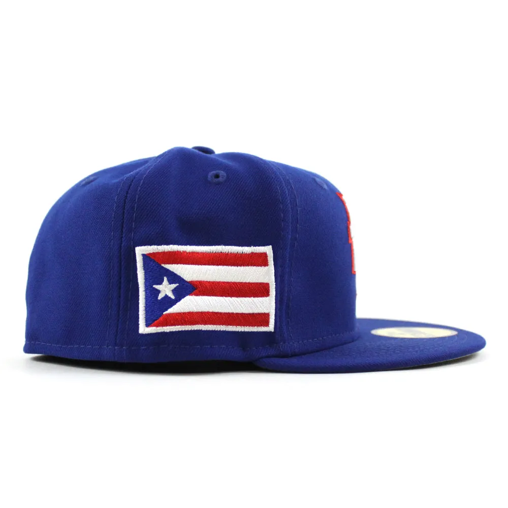 Puerto Rico 2023 World Baseball Classic (WBC) New Era 59Fifty Fitted Hat (Red Grey Under Brim)