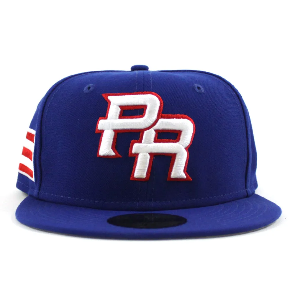 Puerto Rico 2023 World Baseball Classic (WBC) New Era 59Fifty Fitted Hat (Red Grey Under Brim)