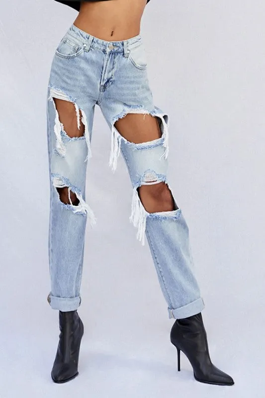 Ripped Baggy Jeans