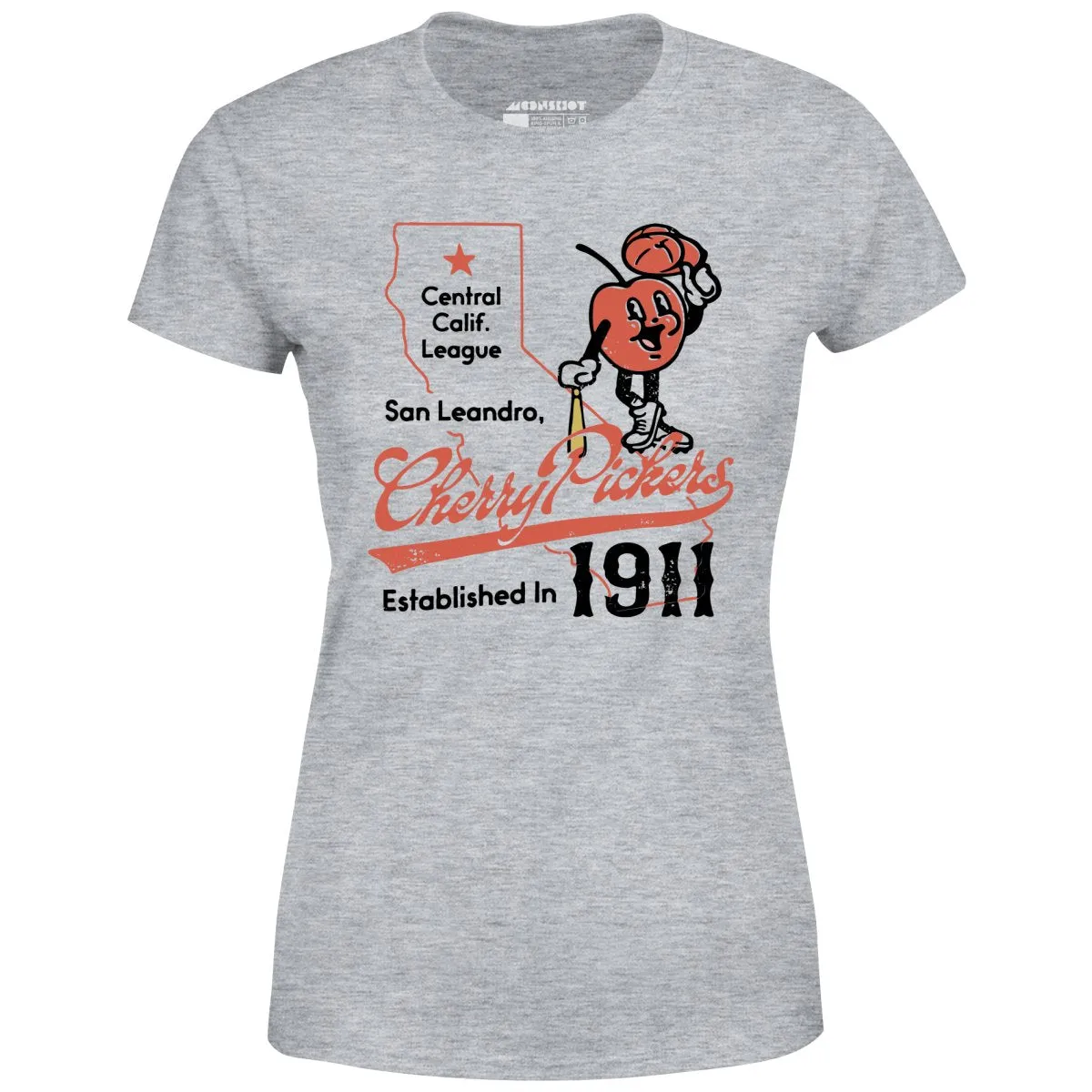 San Leandro Cherry Pickers - California - Vintage Defunct Baseball Teams - Women's T-Shirt