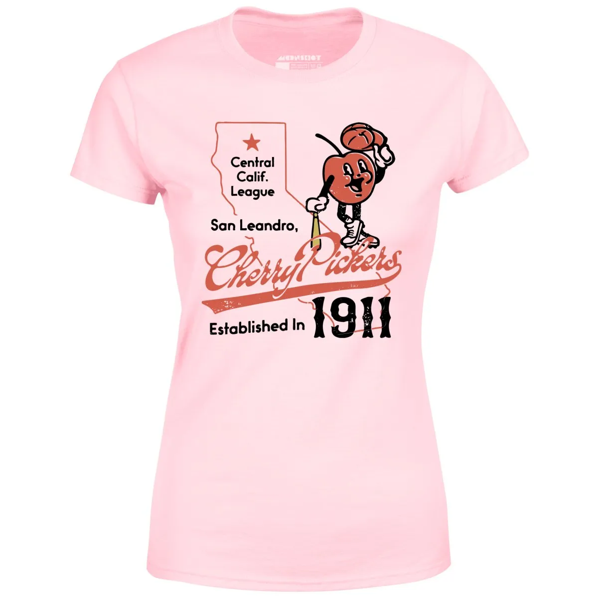 San Leandro Cherry Pickers - California - Vintage Defunct Baseball Teams - Women's T-Shirt