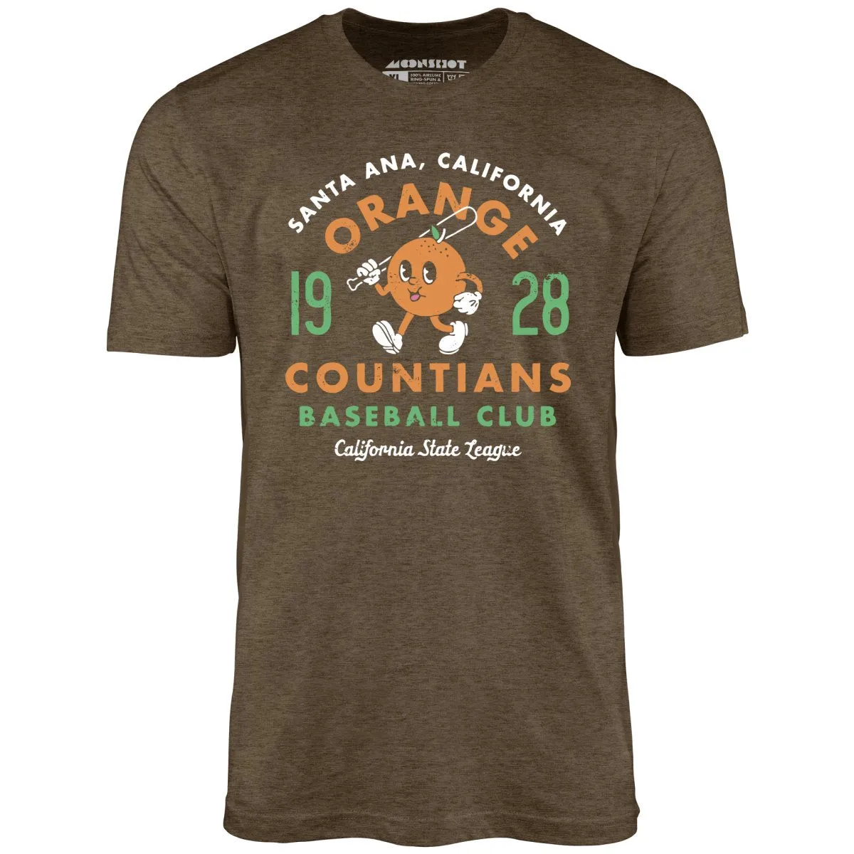 Santa Ana Orange Countians - California - Vintage Defunct Baseball Teams - Unisex T-Shirt