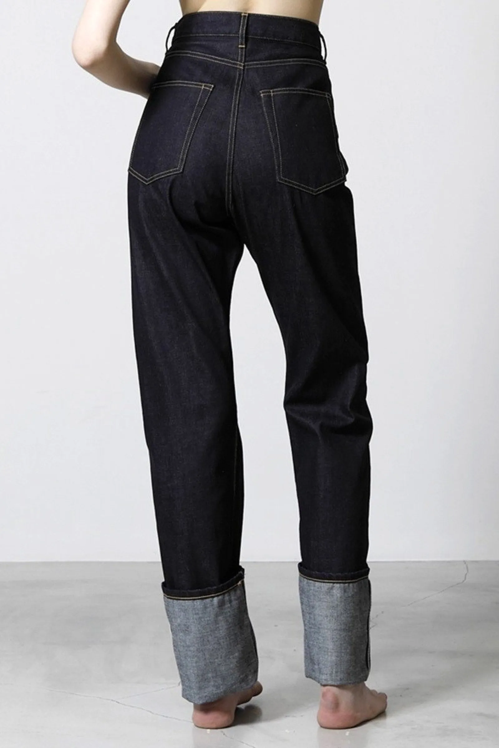 Selvedge Cotton Denim Jeans