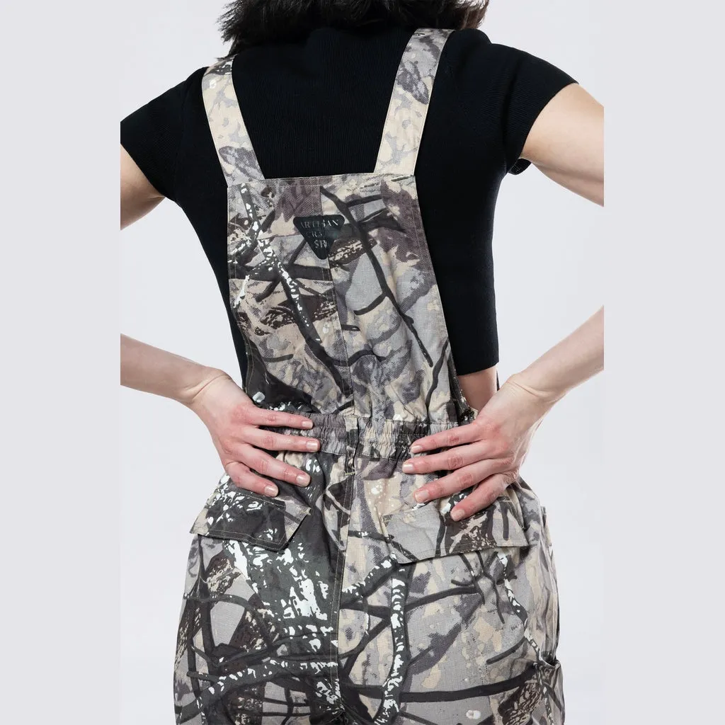 Stacked Utility Overalls - Olive Hunting Camo