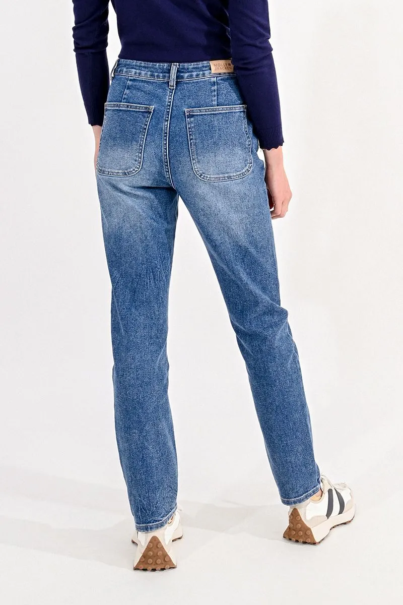 Straight Leg Jeans by Molly Bracken