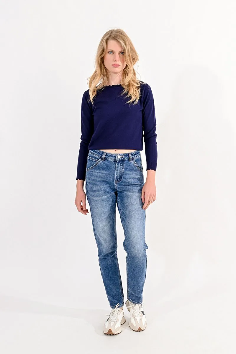 Straight Leg Jeans by Molly Bracken