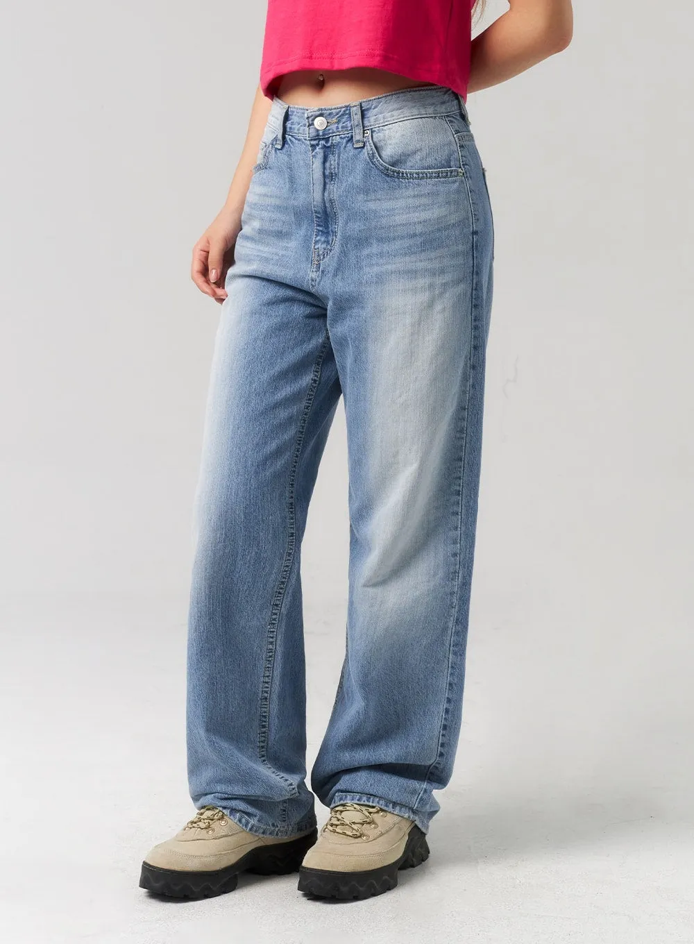 Straight Leg Jeans CU329