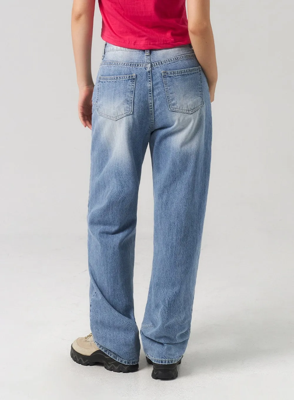 Straight Leg Jeans CU329