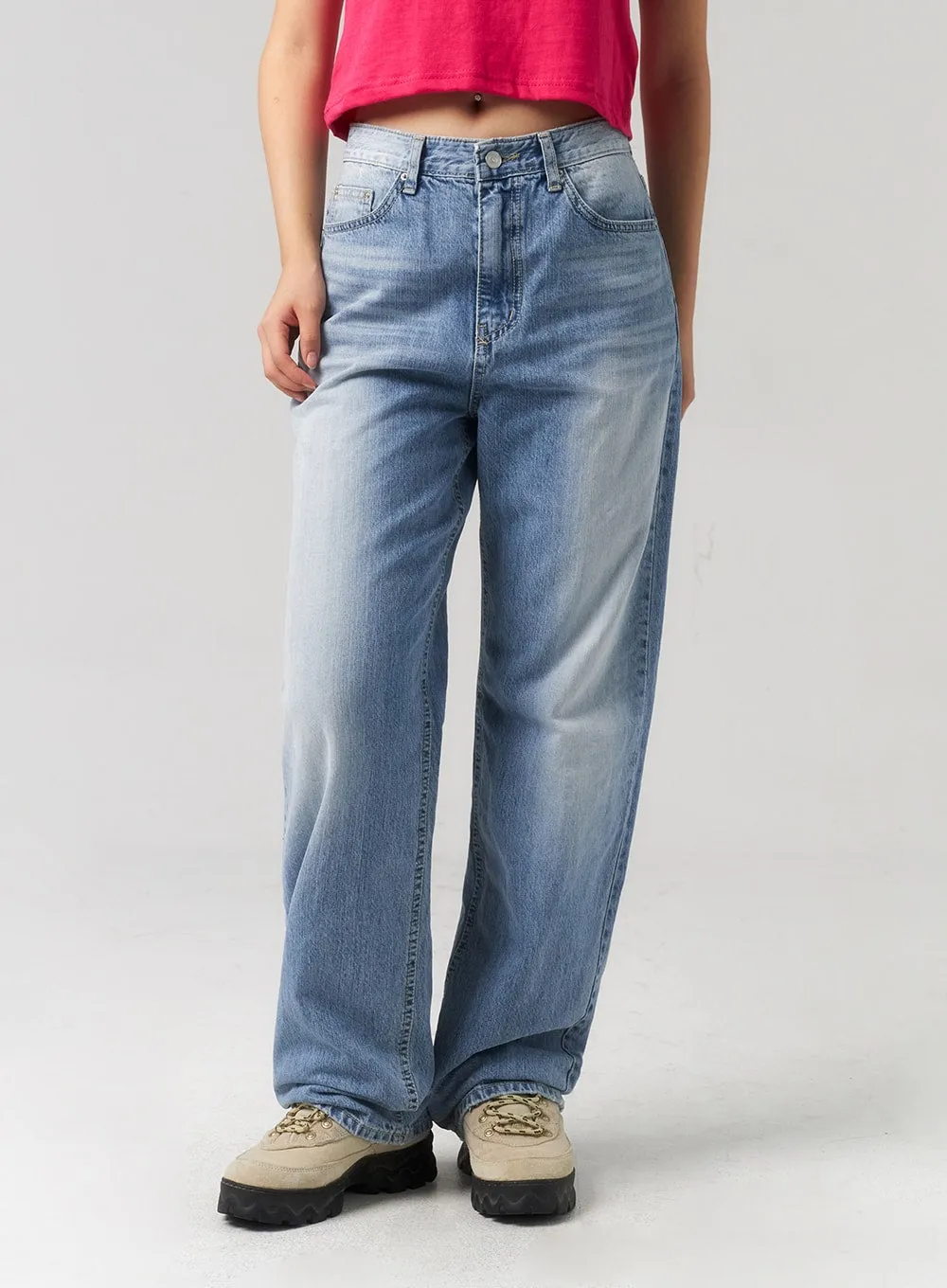 Straight Leg Jeans CU329