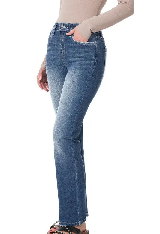 Straight Leg Jeans - Medium Wash