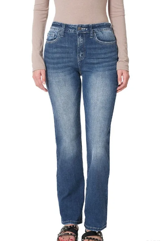 Straight Leg Jeans - Medium Wash