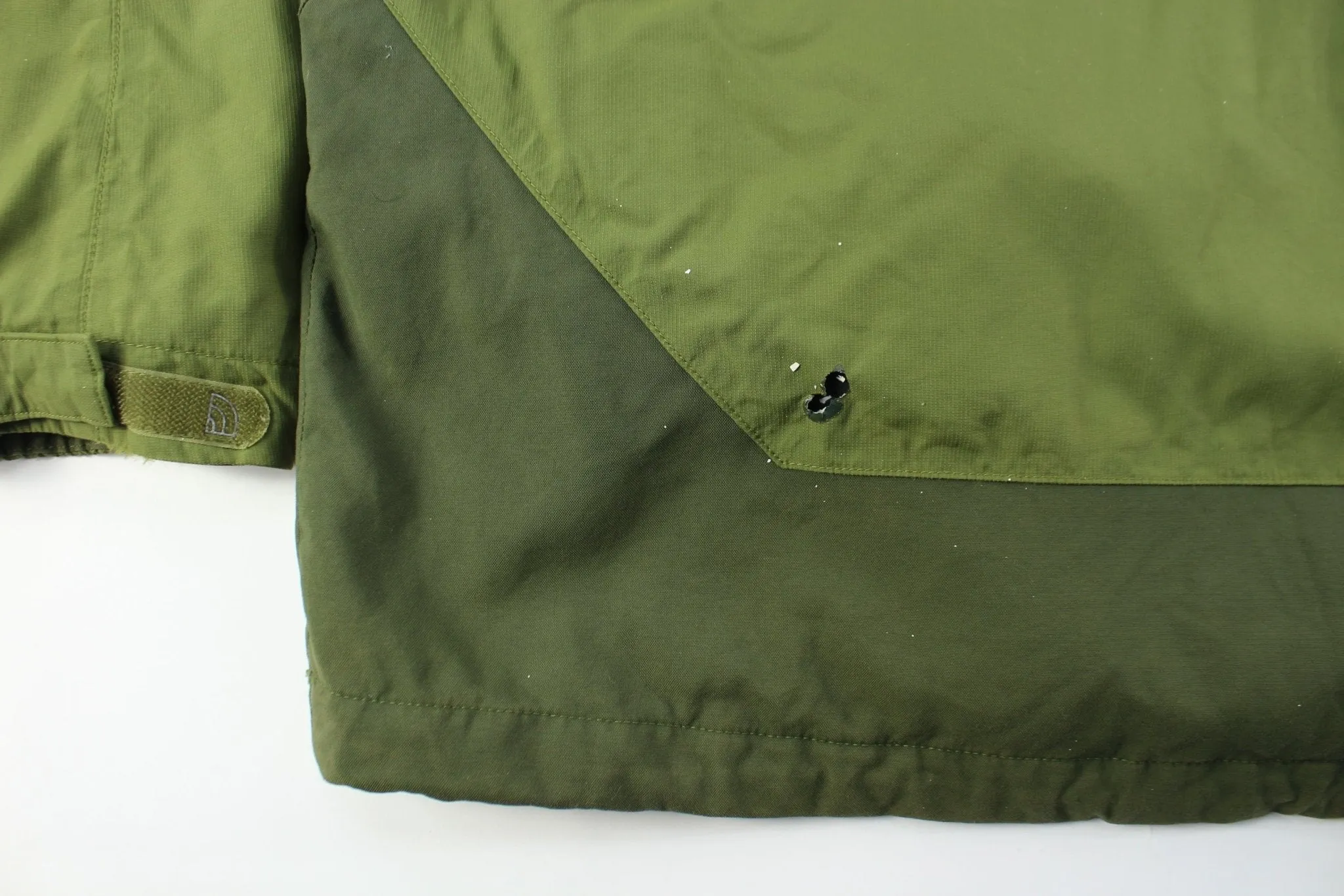 The North Face Embroidered Logo Green Zip Up Jacket