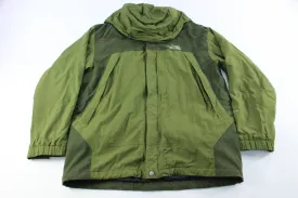 The North Face Embroidered Logo Green Zip Up Jacket