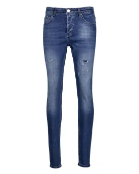 The Renato Light Blue Ripped Jeans