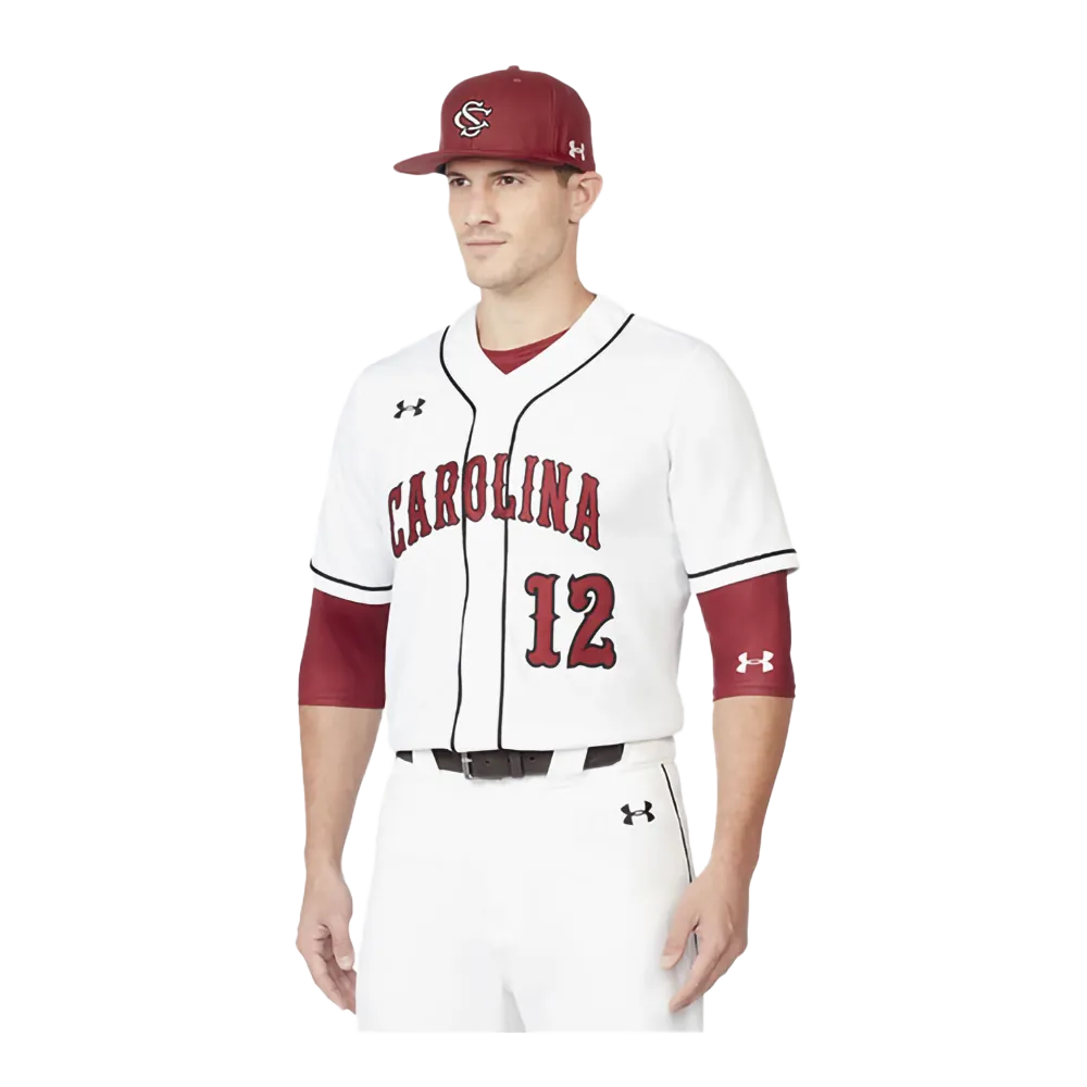 UA Youth Icon Faux Placket Baseball Jersey