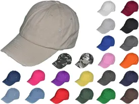 Vintage Dad Hats - Low Profile Washed Frayed Ripped Cotton