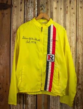 Vintage Ryder "Leon" Windbreaker Jacket 1979 Neon Yellow Medium