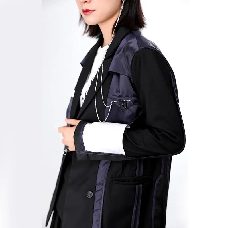 Women's Black Button Up Jacket