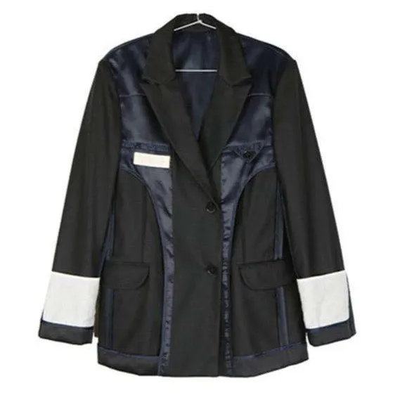 Women's Black Button Up Jacket