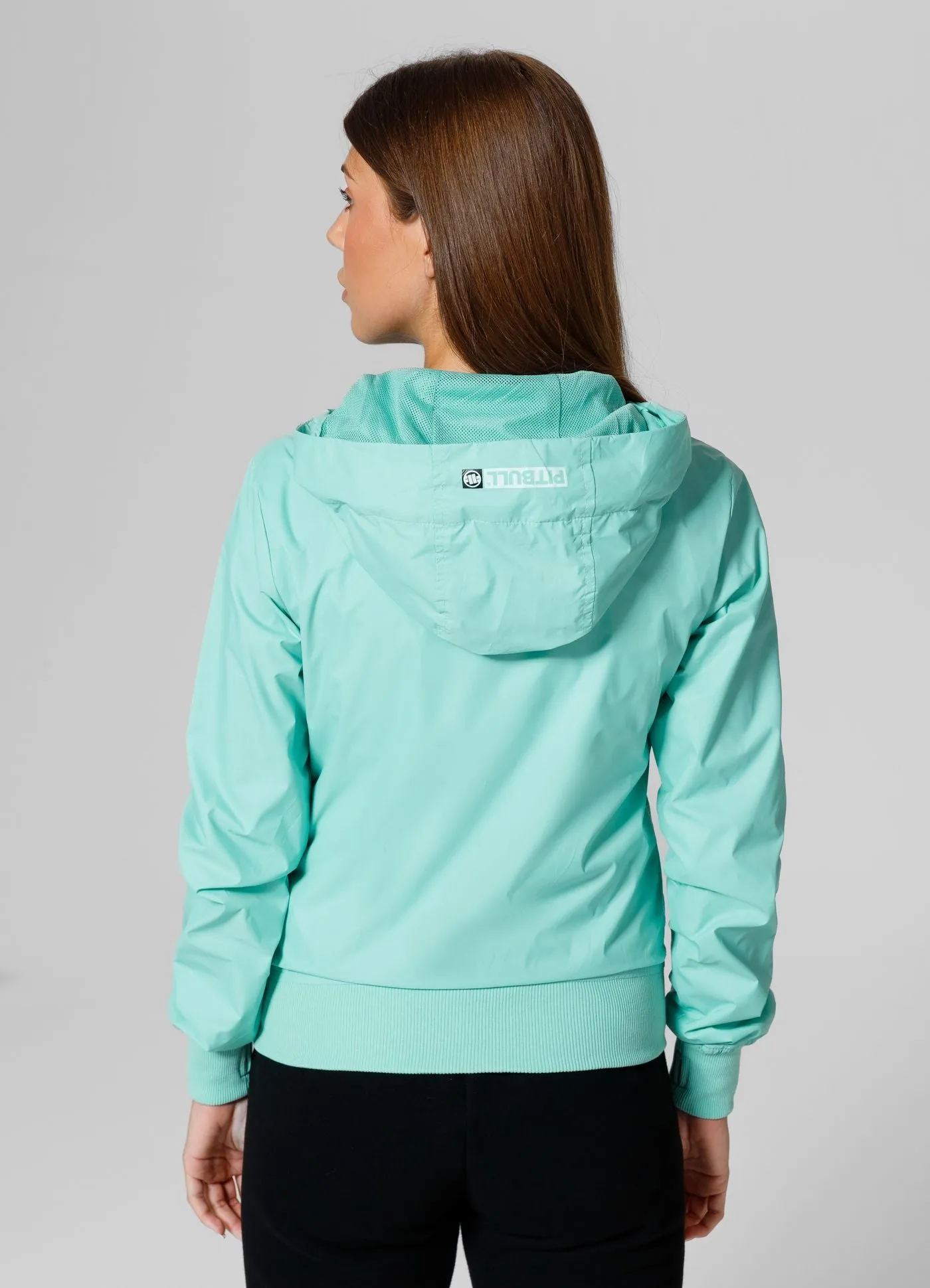 Women's transitional hooded jacket Aaricia Logo